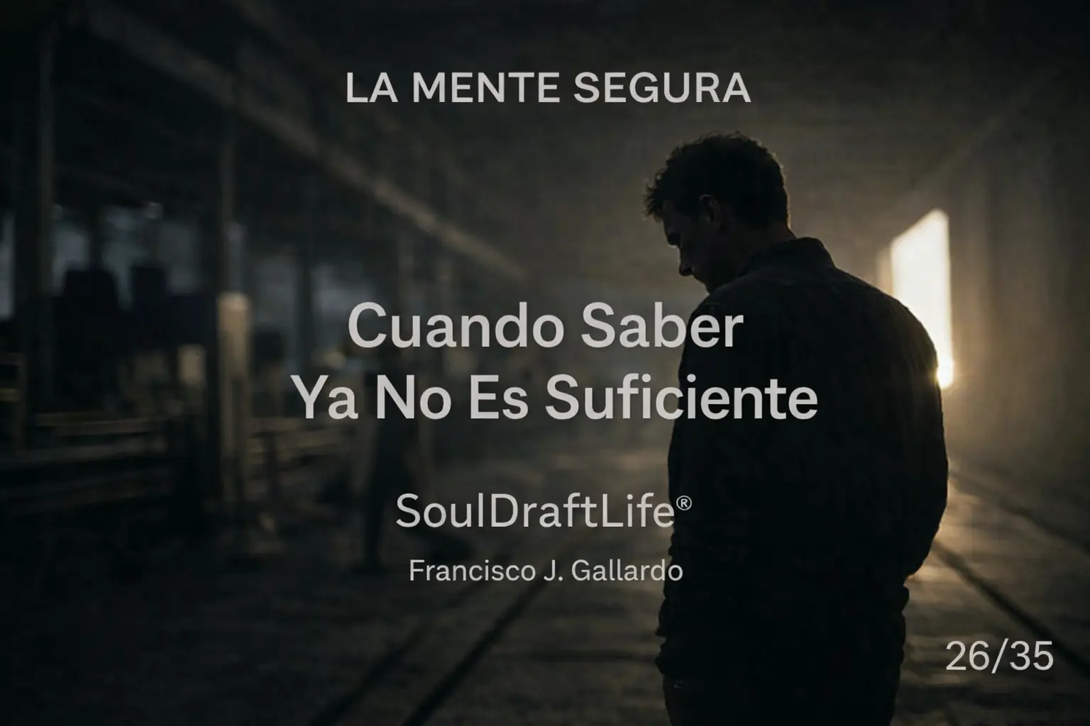 Cuando Saber Ya No Es Suficiente